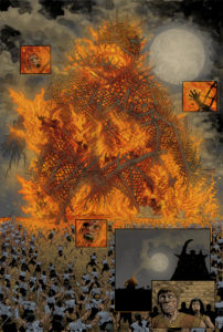 Fiery deaths caused by the bloodthirsty Moon Clan!